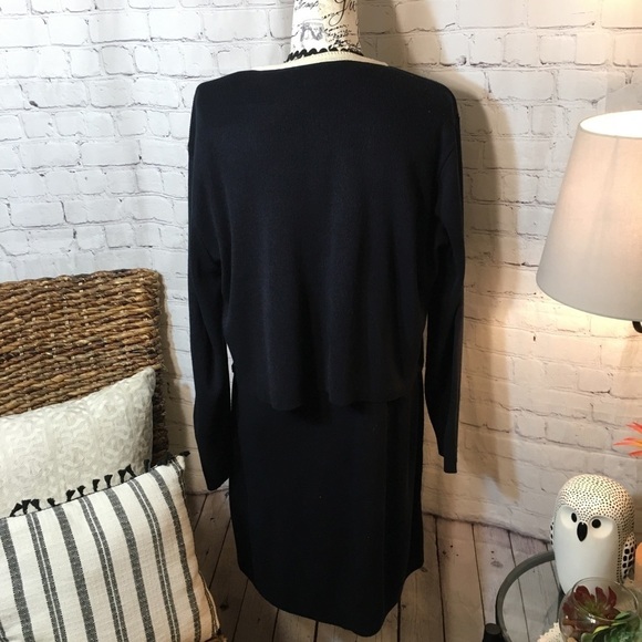 Hillard & Hanson  sweater dress with cardigan - Picture 8 of 11